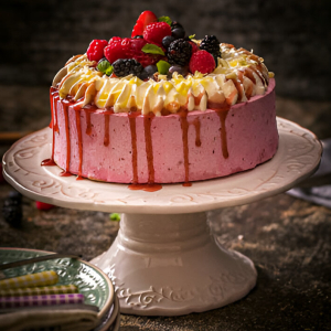 Red Berry Cake