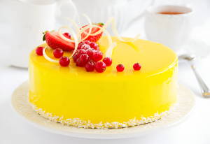 Lemon-strawberry cake