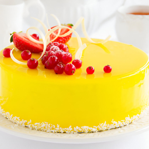 Lemon-strawberry cake